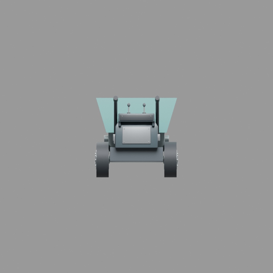 小型ダンプ運搬車|静止3D素材|Blender・FBX・GLB