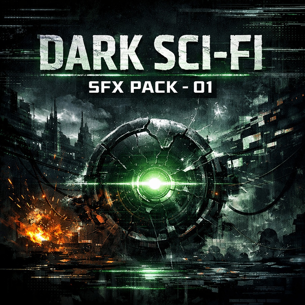 【効果音素材集】Dark Sci-Fi UI Sfx Pack - 01【セレクト音】