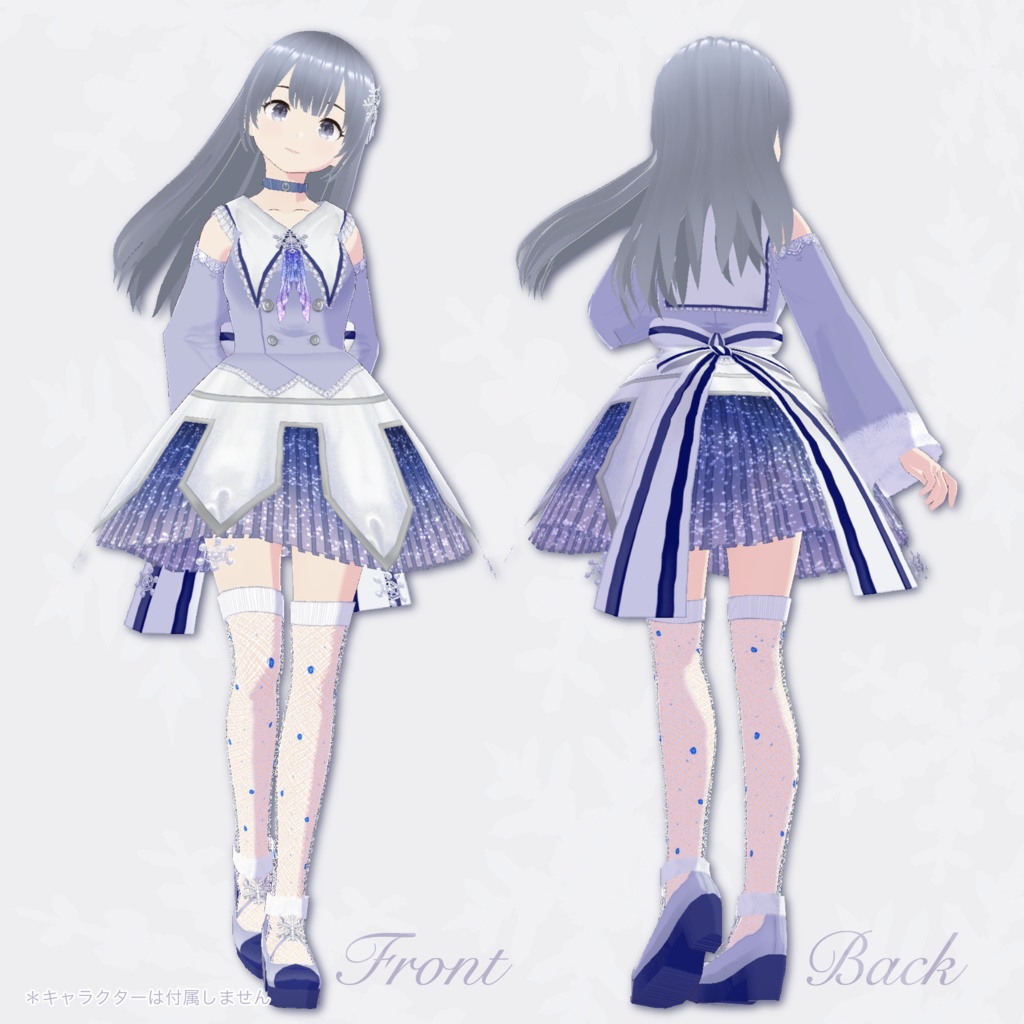 【 #VRoid 衣装 】Snow Idol