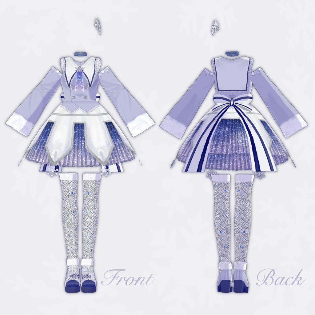 【 #VRoid 衣装 】Snow Idol