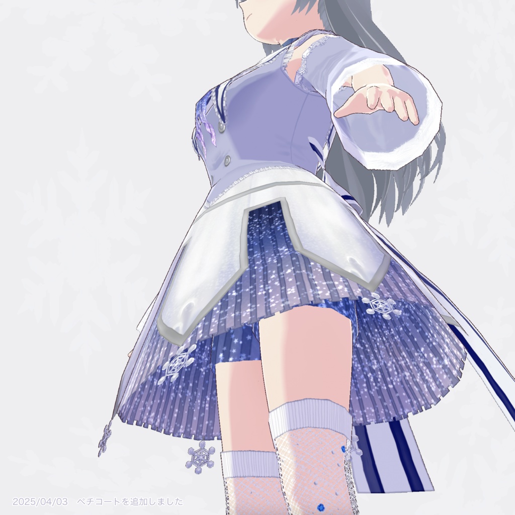 【 #VRoid 衣装 】Snow Idol