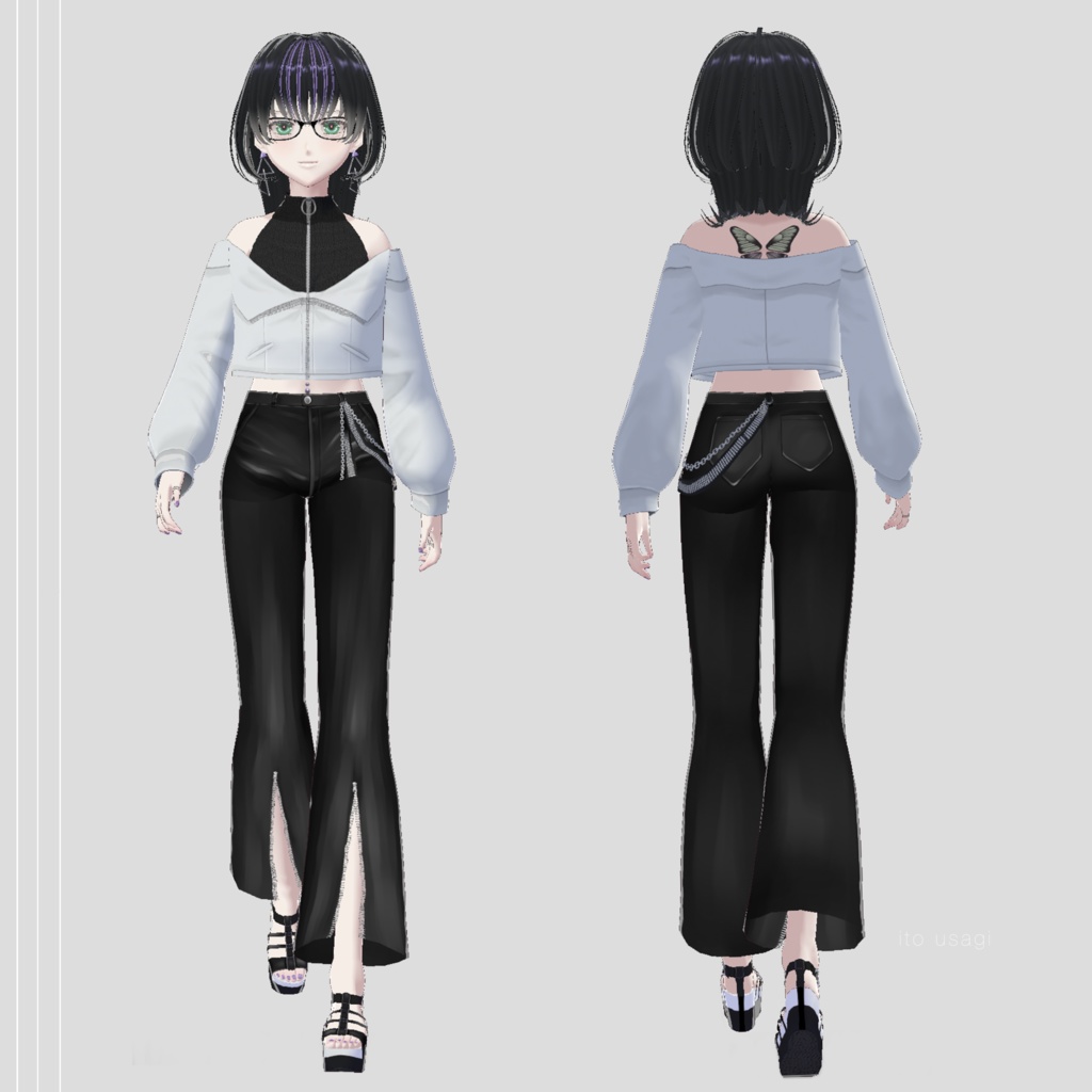 【 #VRoid 】眼鏡女子