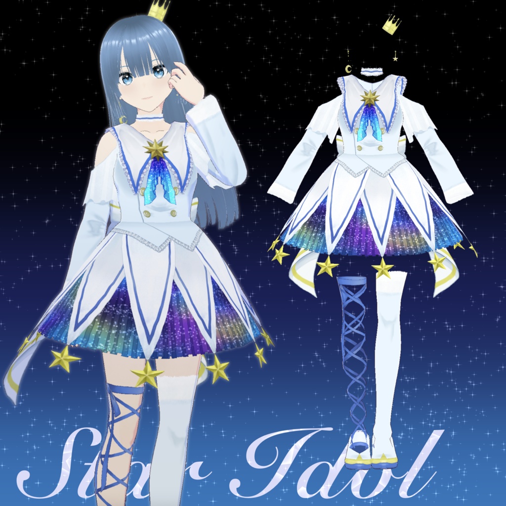 【 #VRoid 衣装 】Star Idol