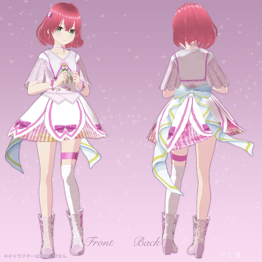 【 #VRoid 衣装 】Sakura Idol