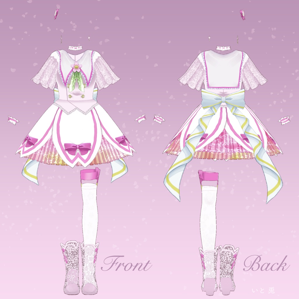 【 #VRoid 衣装 】Sakura Idol