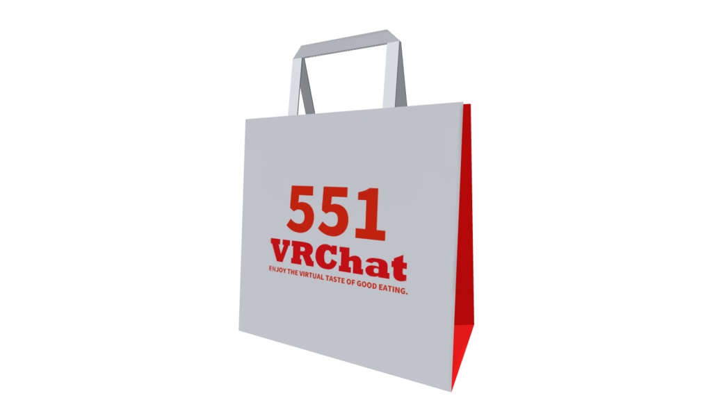 【VRChat】551と書かれた紙袋