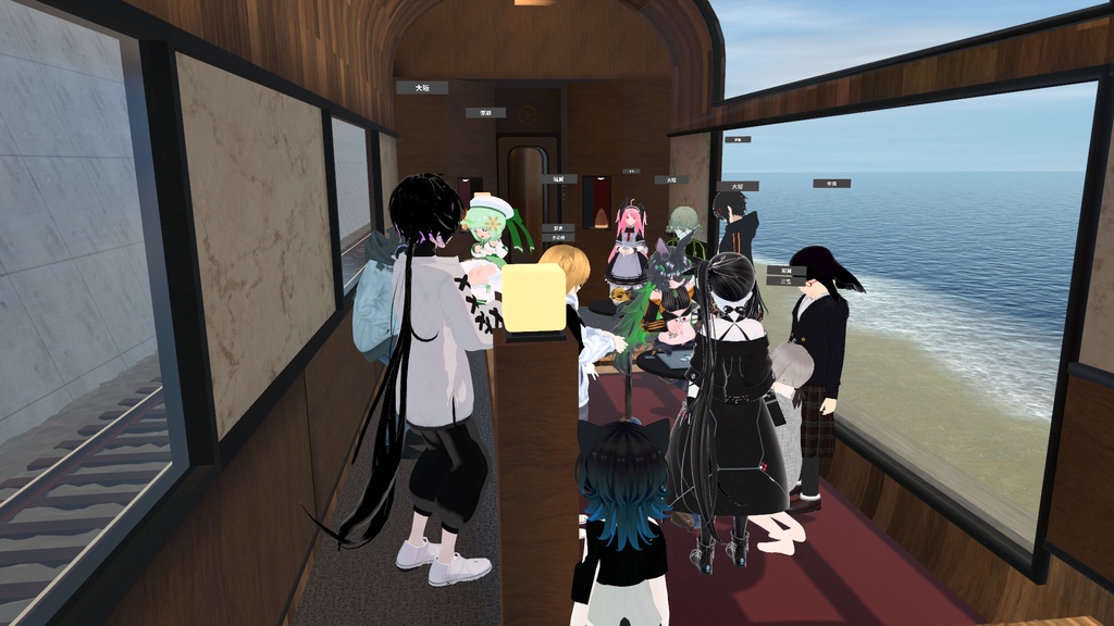 【VRChatワールド】イベント会場向け特別列車