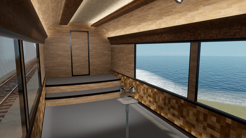 【VRChatワールド】イベント会場向け特別列車2