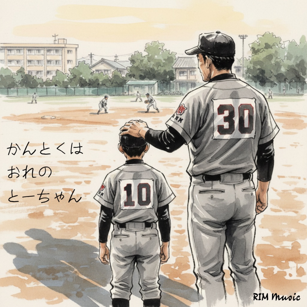 かんとくは おれの とーちゃん