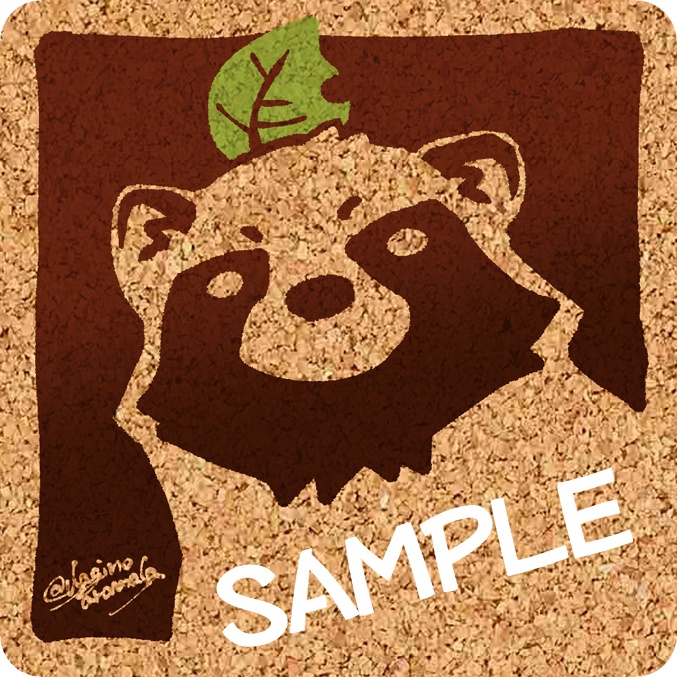 コルクコースター[タヌキ]