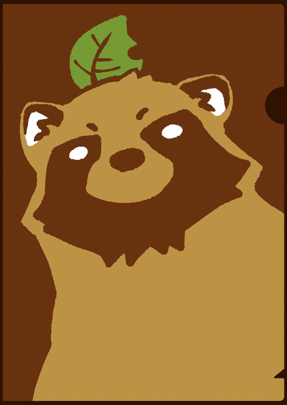 ミニクリアファイル[タヌキ]