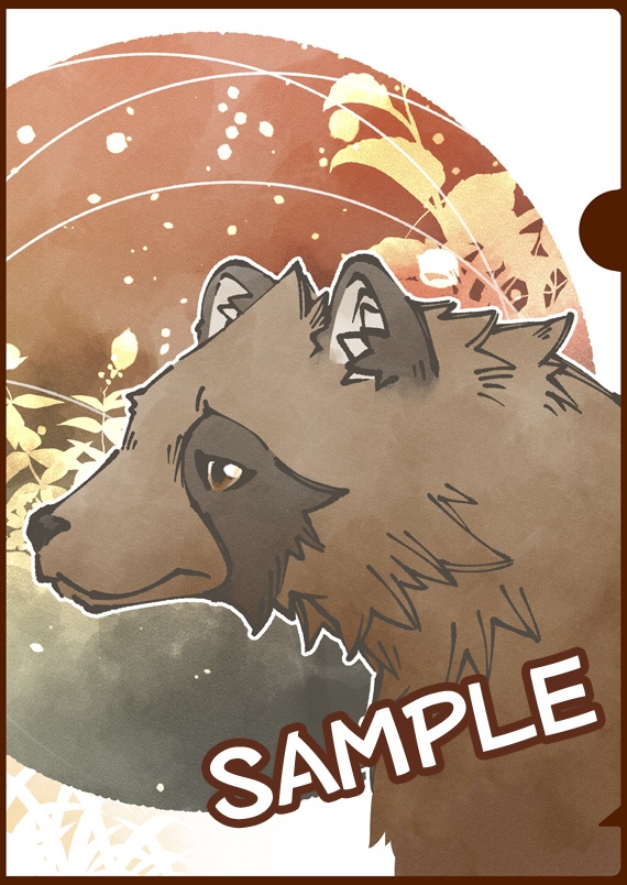 ミニクリアファイル[狸]