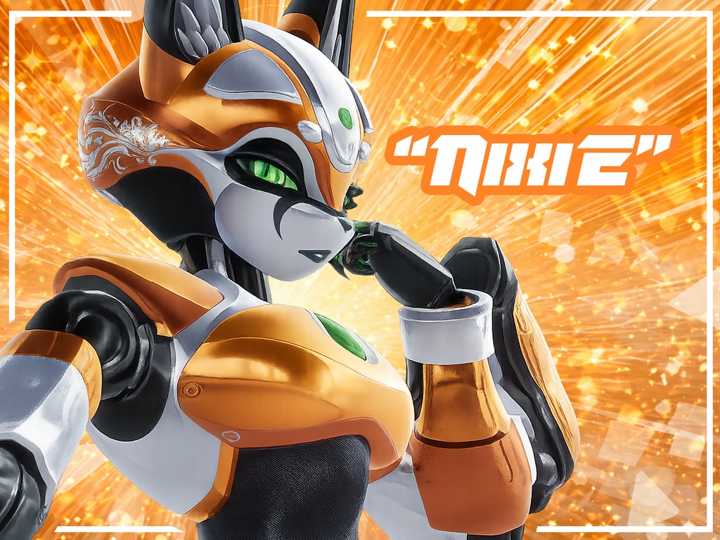 Nixie Robot Avatar [ VRChat ]