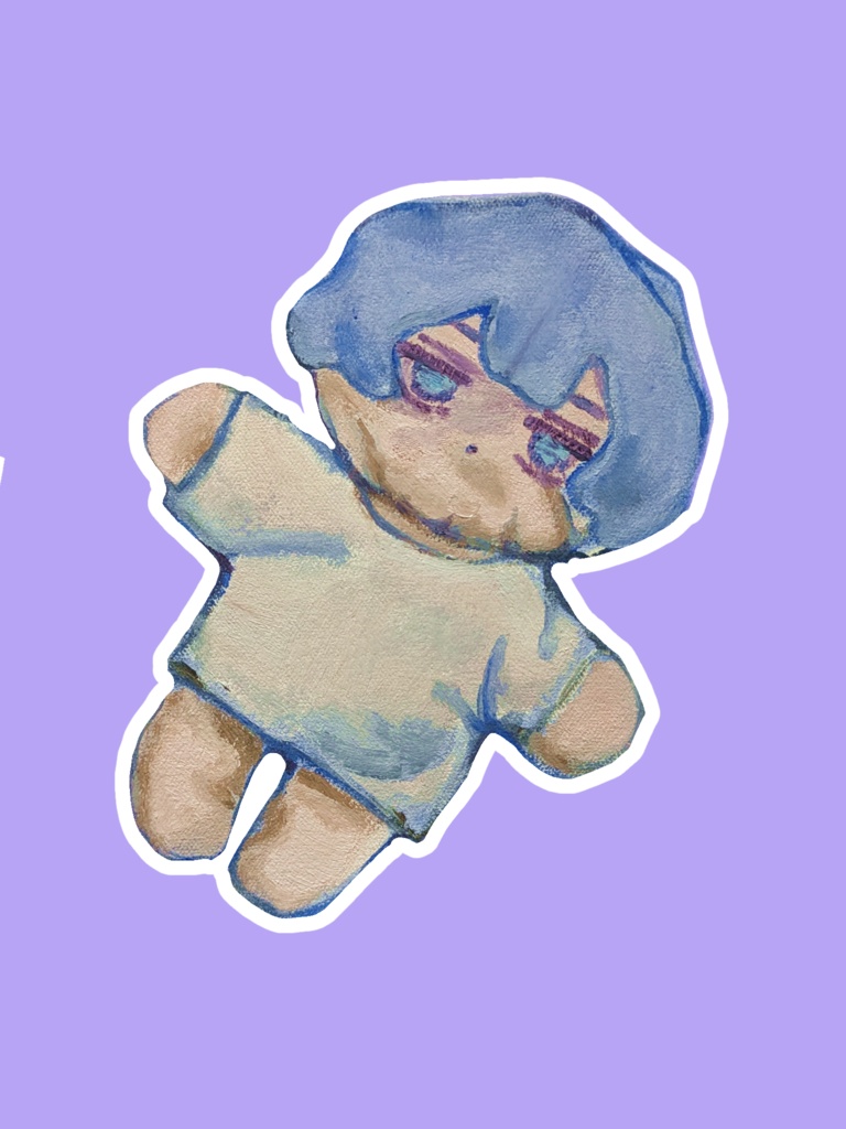 大ステッカー ぬい