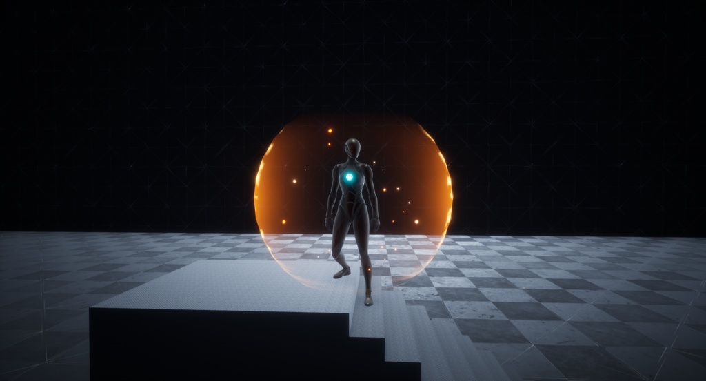 【UE5】元素シールド専用素材(Texture&Mesh)