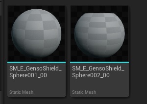 【UE5】元素シールド専用素材(Texture&Mesh)