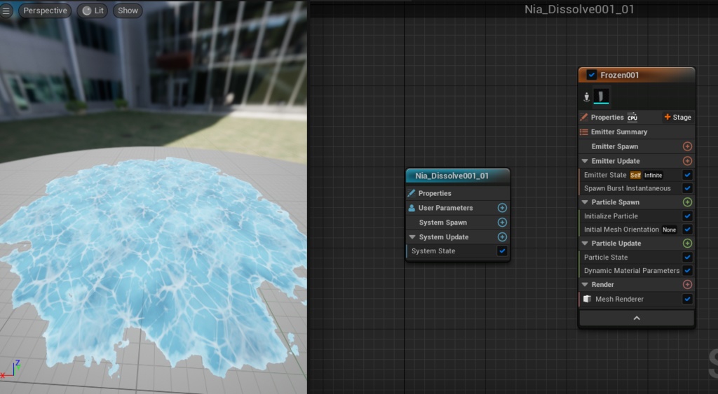 【UE5】IceDissolve Effect