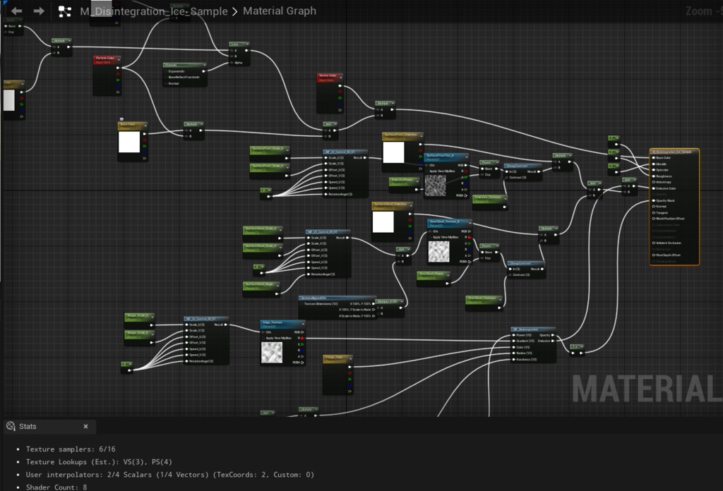 【UE5】IceDissolve Effect