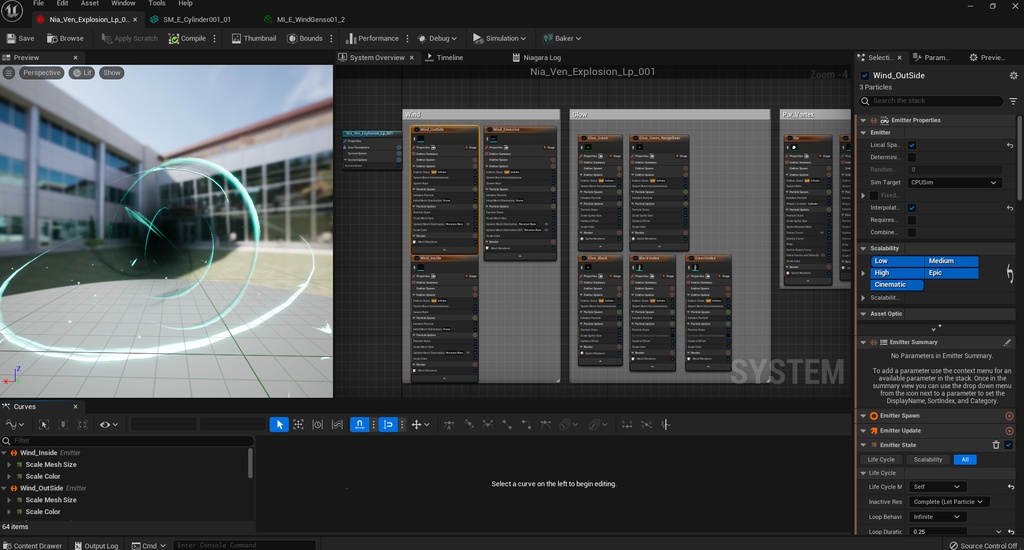 【UE5】WindVortex Effect