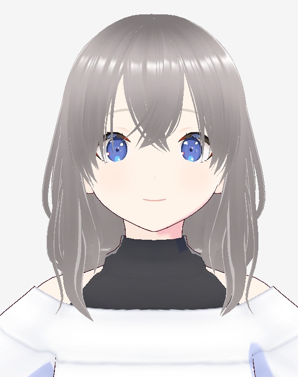 vroidテクスチャ 青い瞳・アイライン