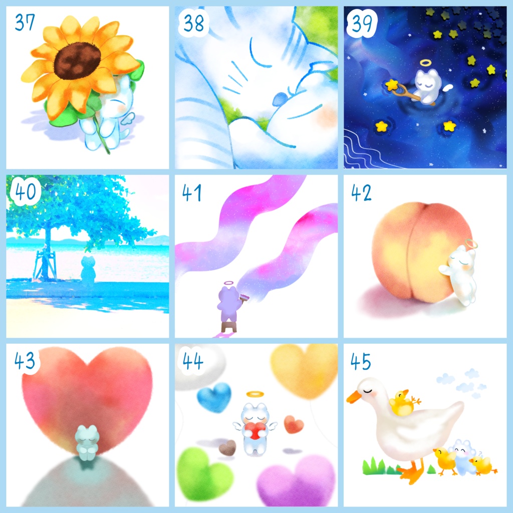 【ねこにのなにか】ポストカード