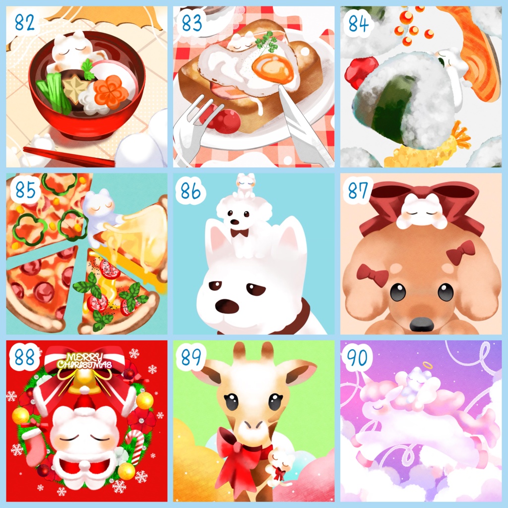 【ねこにのなにか】ポストカード