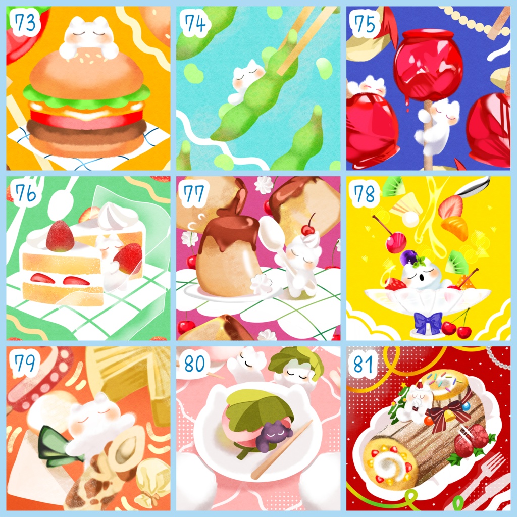 【ねこにのなにか】ポストカード