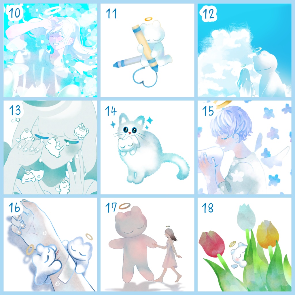 【ねこにのなにか】ポストカード