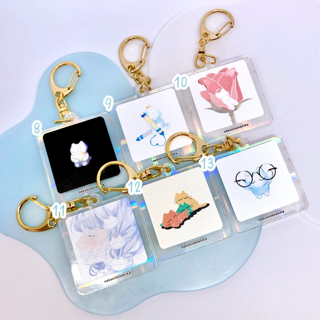 【ねこにのなにか】アクリルキーホルダー