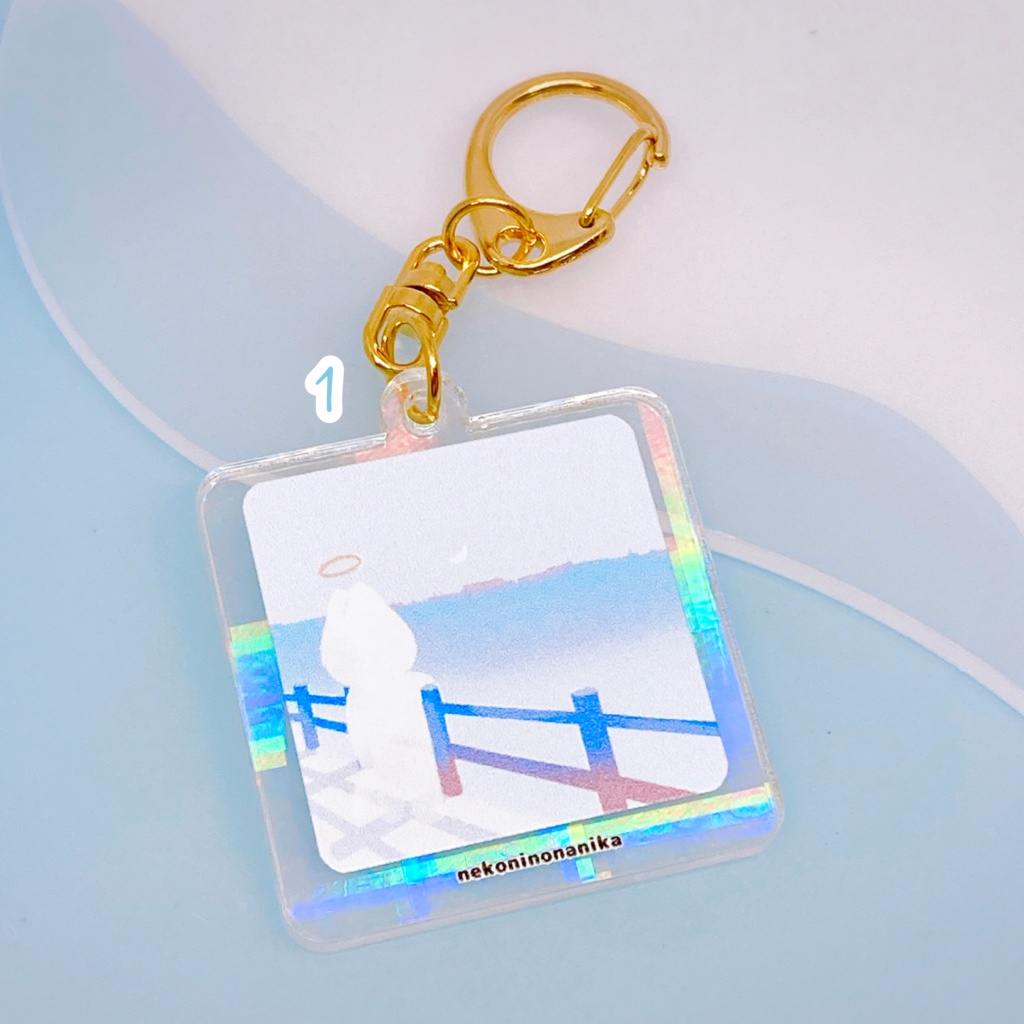 【ねこにのなにか】アクリルキーホルダー
