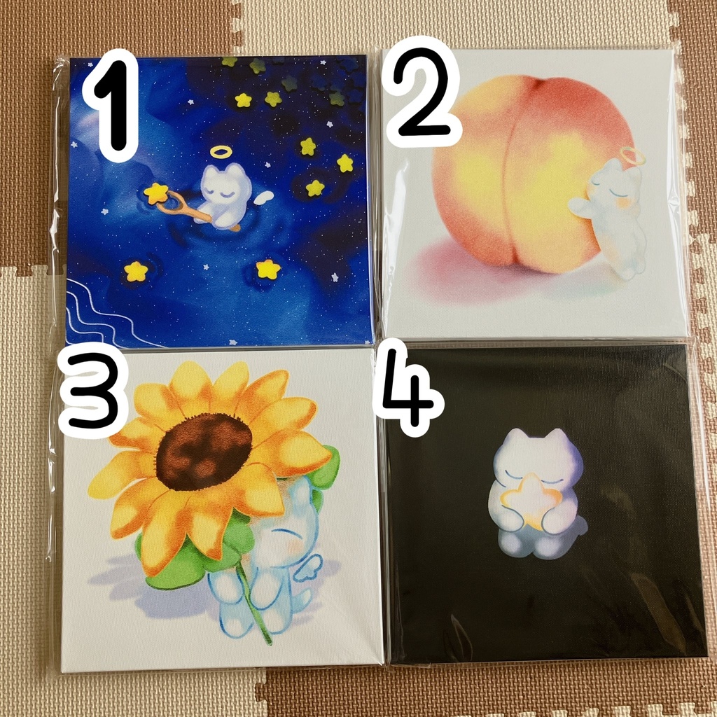 【ねこにのなにか】キャンバス