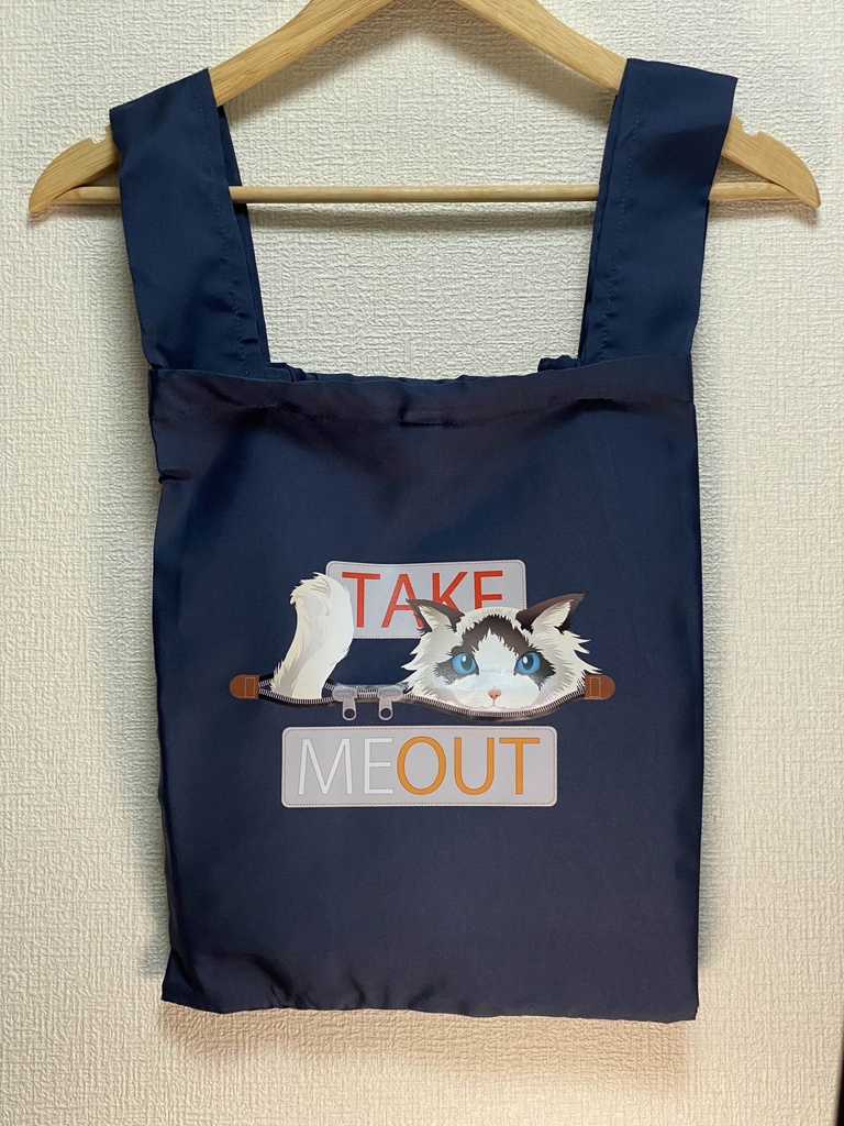 『テイクミャウト(TAKE MEOUT)』オリジナルエコバッグ