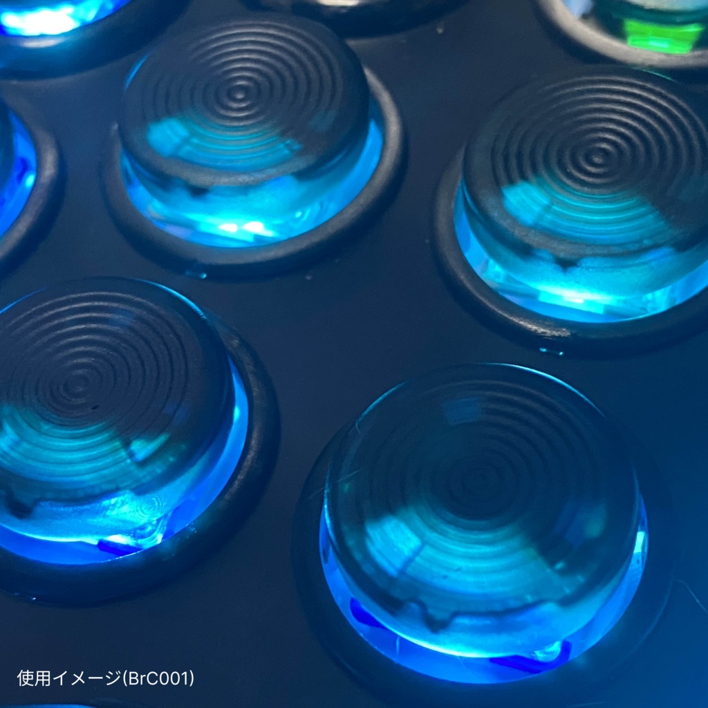 【数量限定セール中】アケコン用キーキャップ≪Brevis Circuli≫ ロープロファイル化