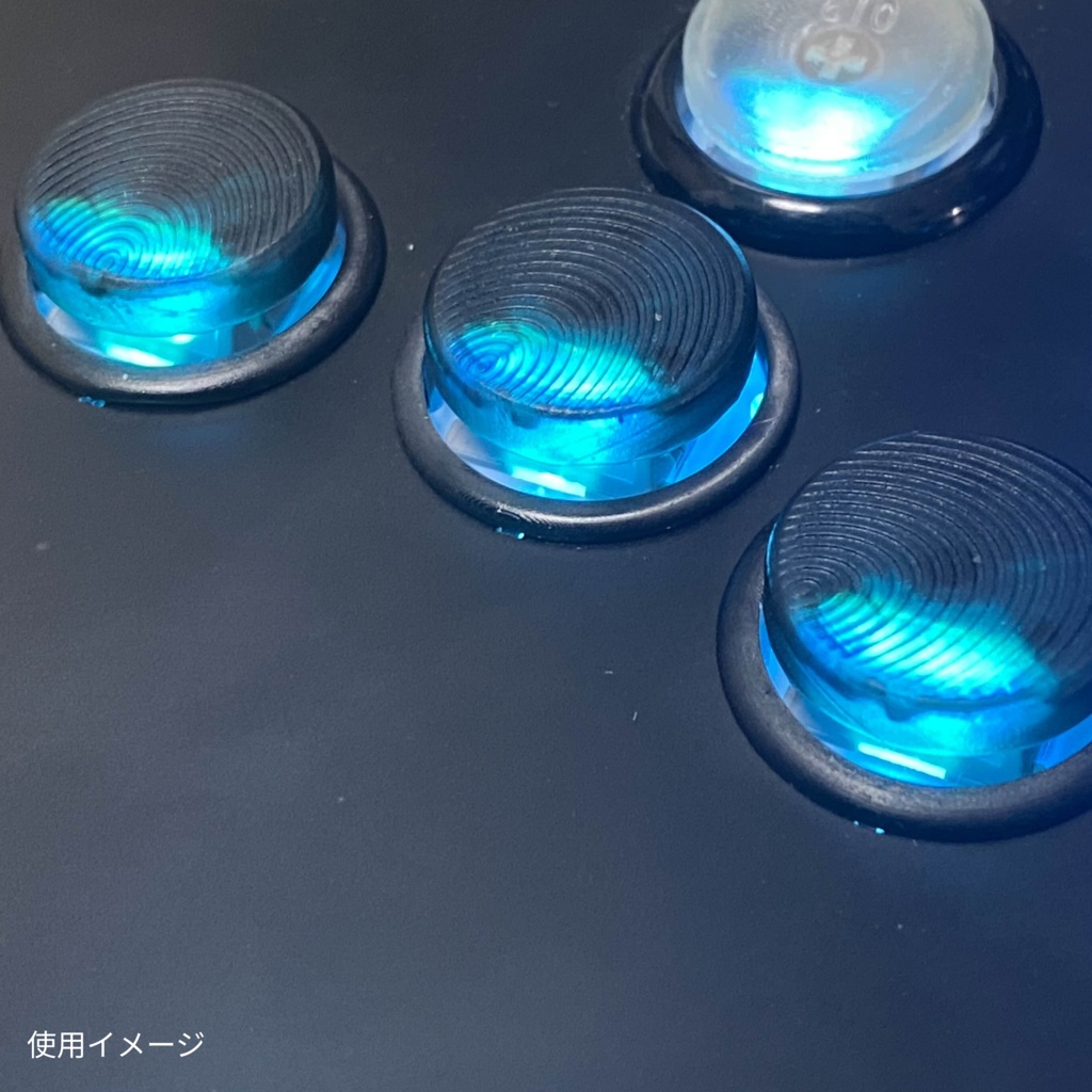 アケコン用キーキャップ≪Brevis DigitiPressum≫ ロープロファイル化