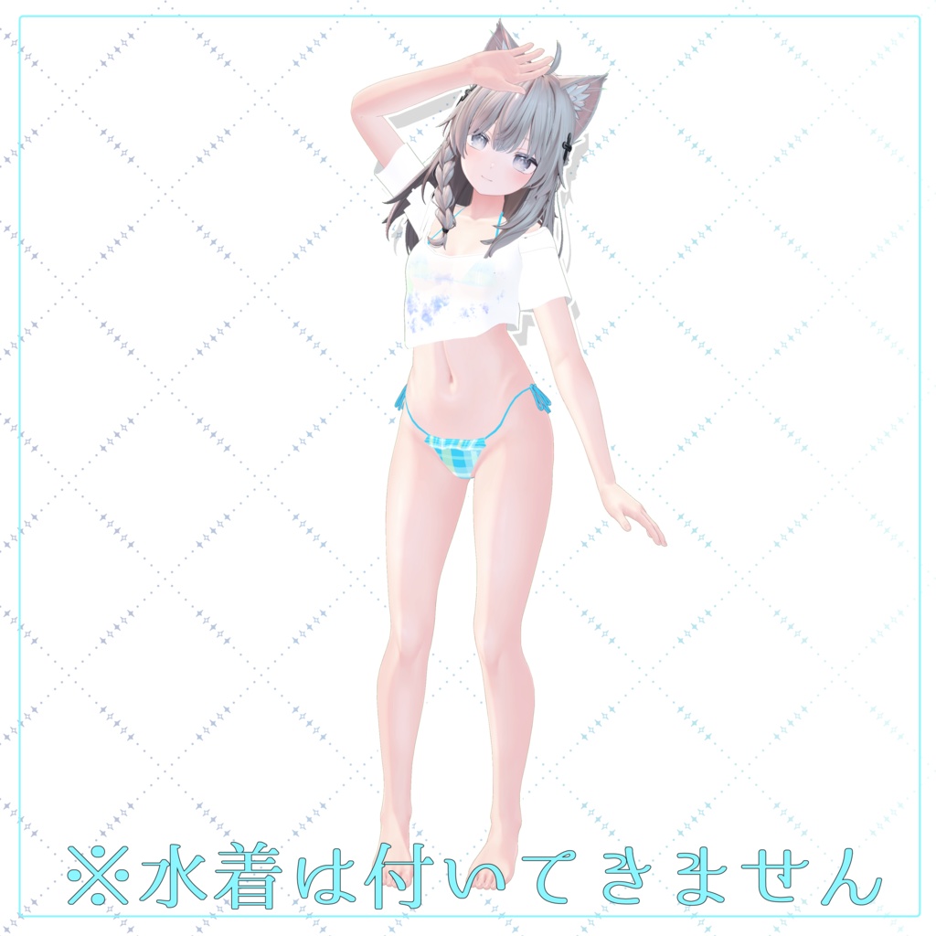 【3アバター対応】涼夏ショートTシャツ-CoolSummerShortT-Shirt-