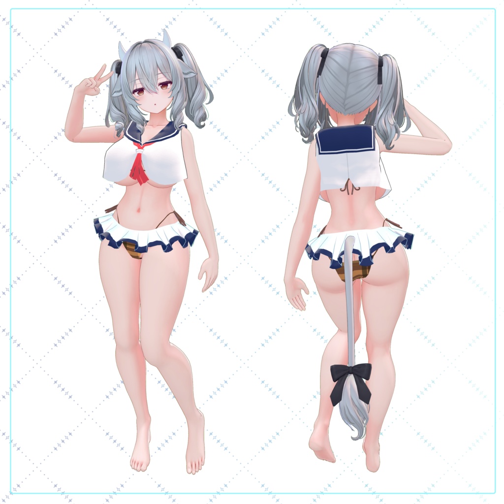 【販売終了】色気ビキニサマーセーラーセット-CharmBikiniSummerSailorSet-