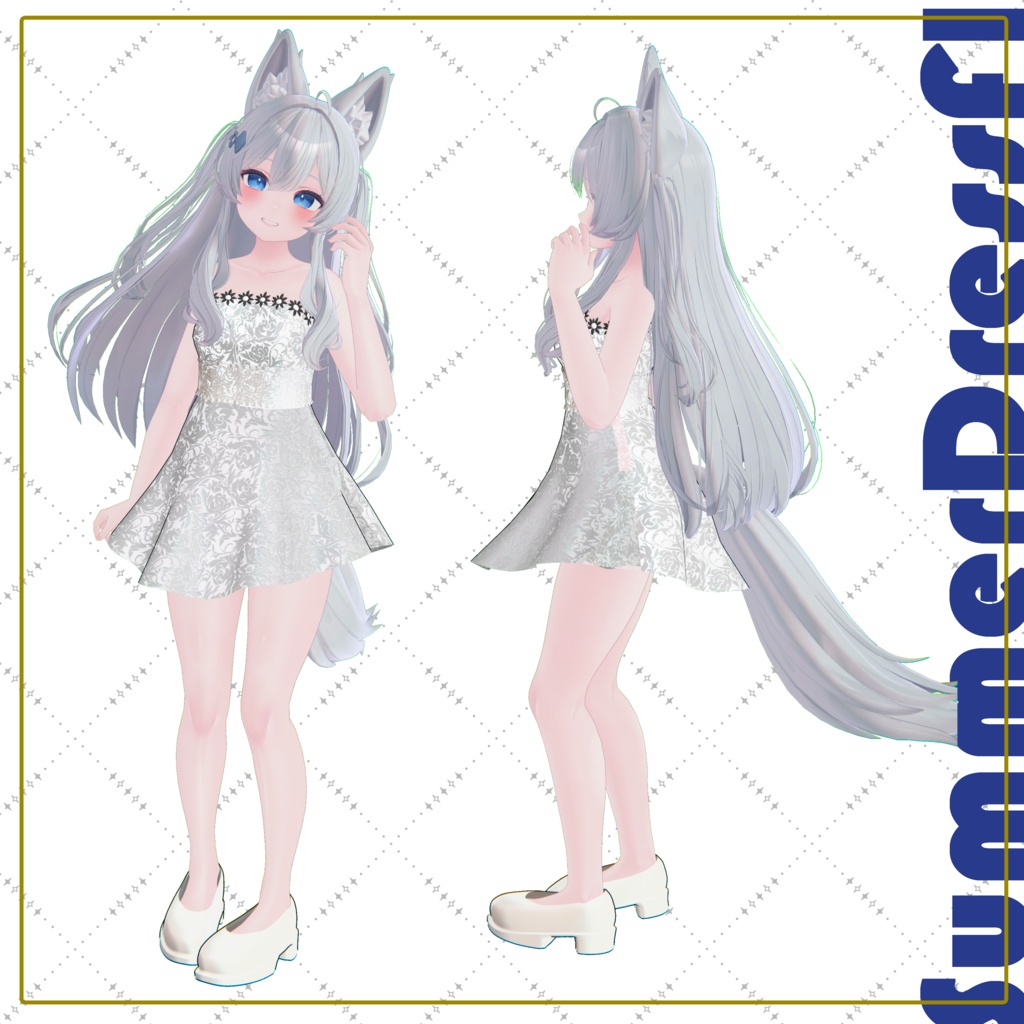 【5アバター対応】夏ワンピフラン-SummerDressFlan-