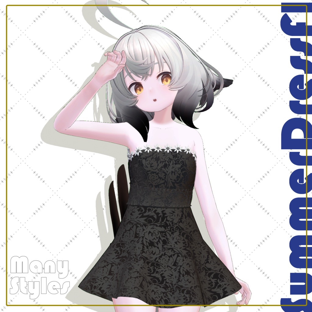 【5アバター対応】夏ワンピフラン-SummerDressFlan-