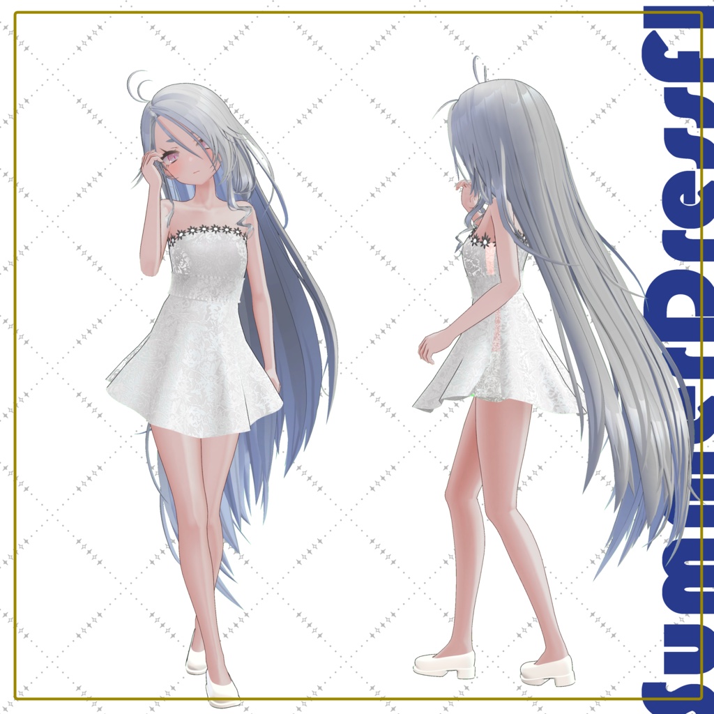 【5アバター対応】夏ワンピフラン-SummerDressFlan-