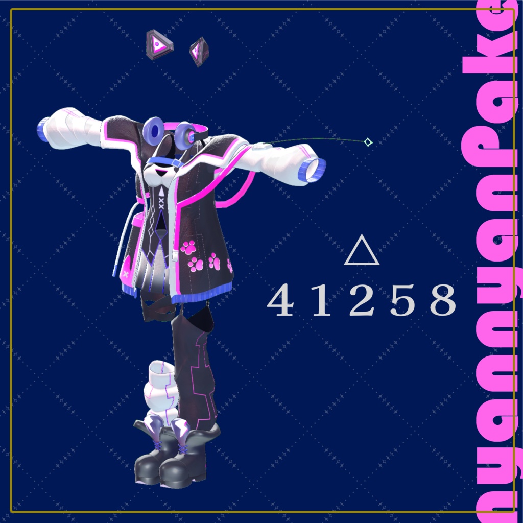 $30%OFF$〆11/25【6アバター対応】にゃんにゃんぱーかーフルセット-nyannyanPaker fullset-