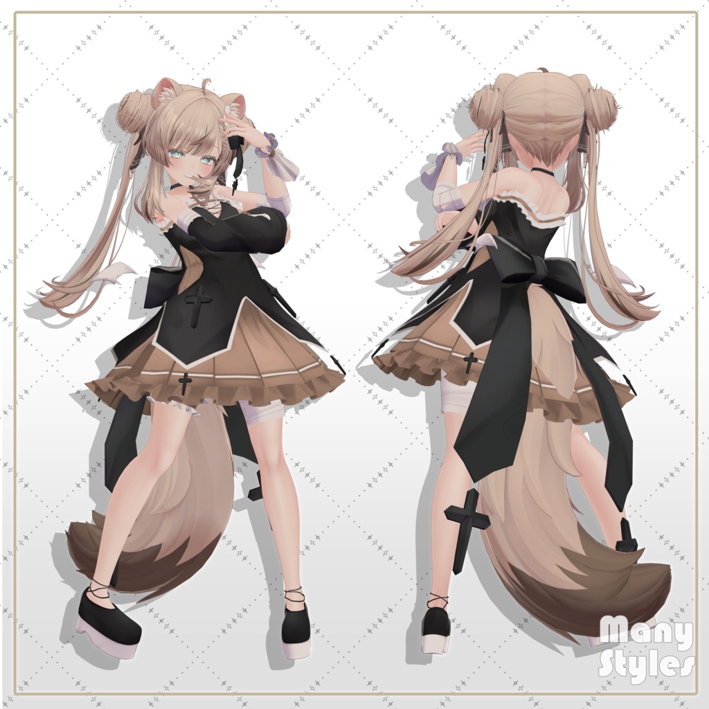 4/7まで1000円セール中!!【4アバター対応】ゴシックロザリオ-GothicRosary