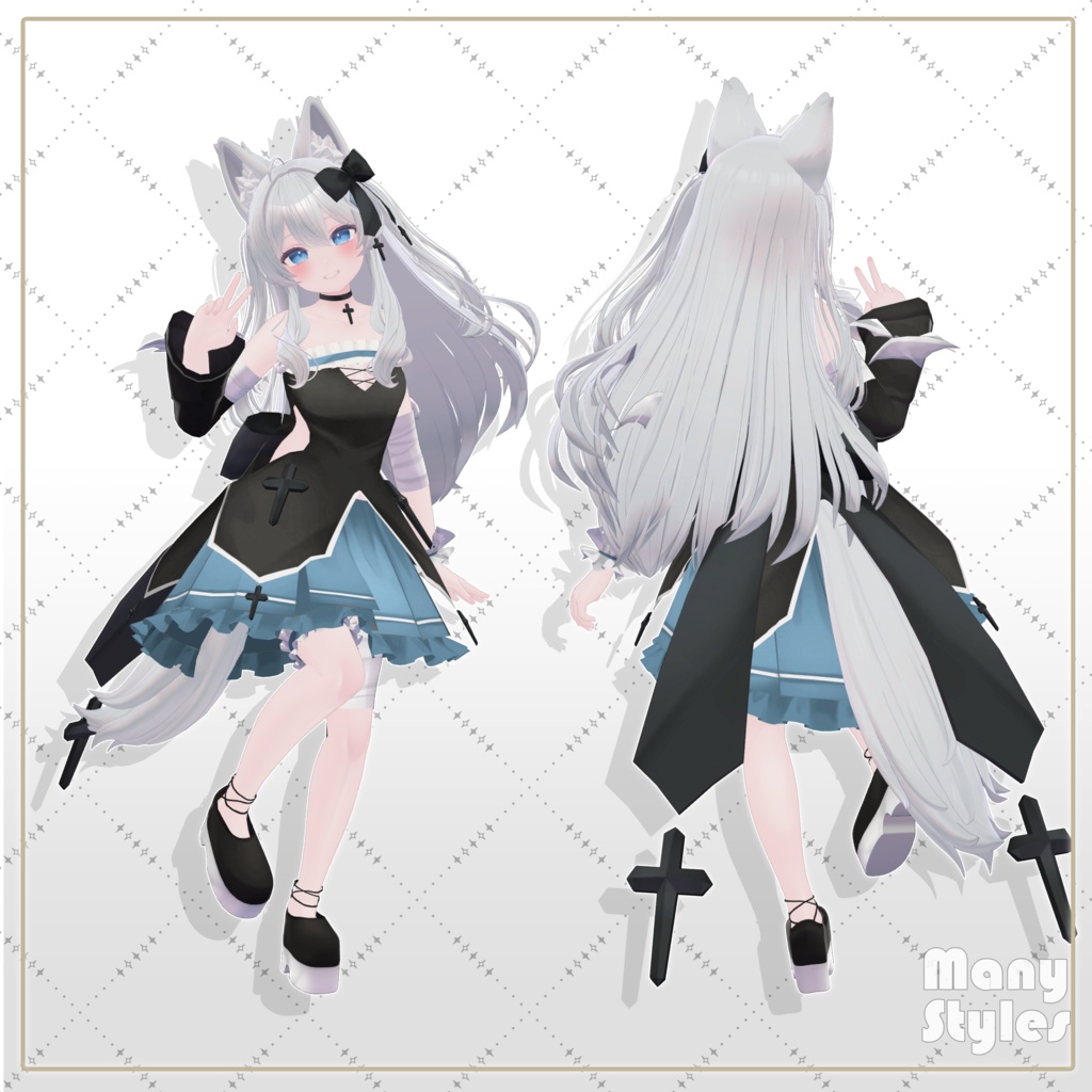 4/7まで1000円セール中!!【4アバター対応】ゴシックロザリオ-GothicRosary