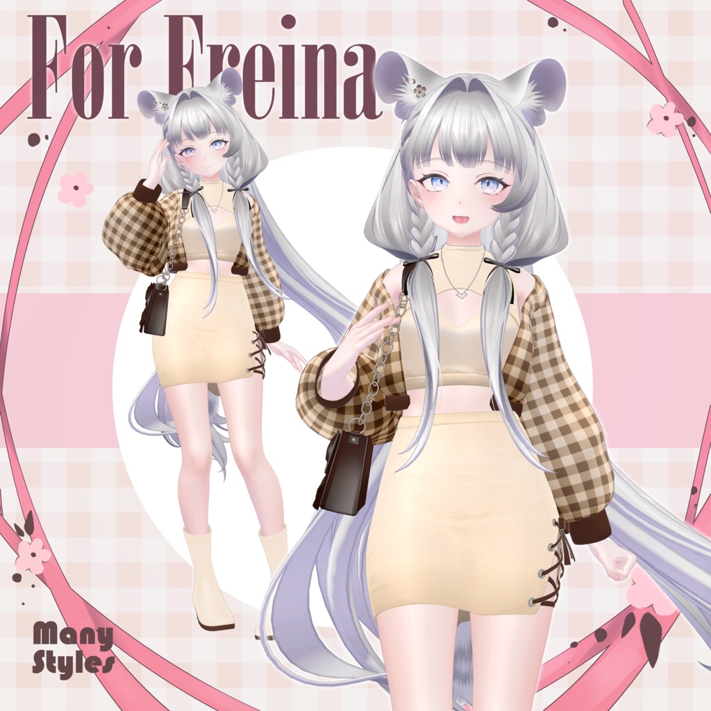 4/30まで50%OFF!【6アバター対応】ブラッシュペタルコーセット-Blush Petal Corset-