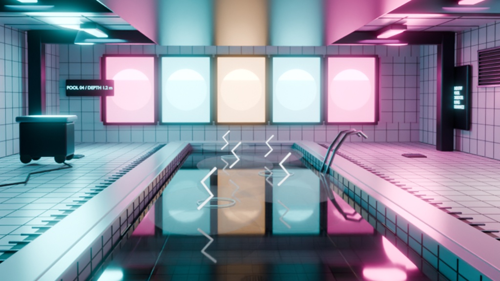 【サマーセール300円】夏だ!プールだ!値下げだ!|LIMINAL POOL 3Dキット【VRChat / PC・Quest】