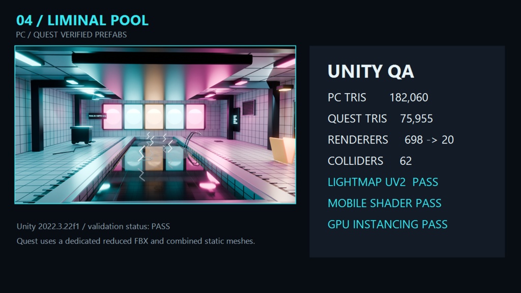 【サマーセール300円】夏だ!プールだ!値下げだ!|LIMINAL POOL 3Dキット【VRChat / PC・Quest】