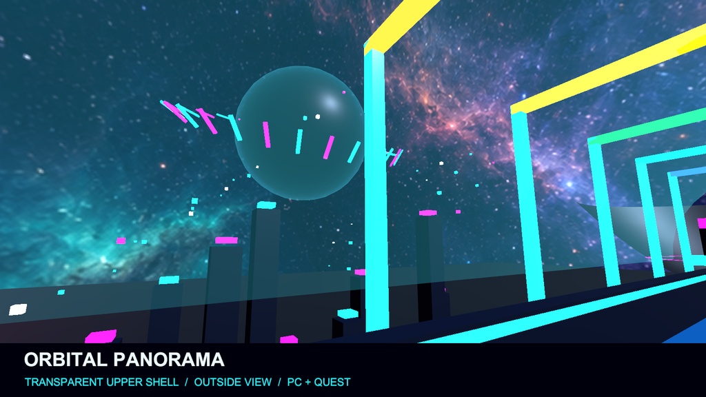 【サマーセール300円】電脳宇宙ウォータースライダー|連結・延長・宇宙モード【VRChat / PC・Quest】