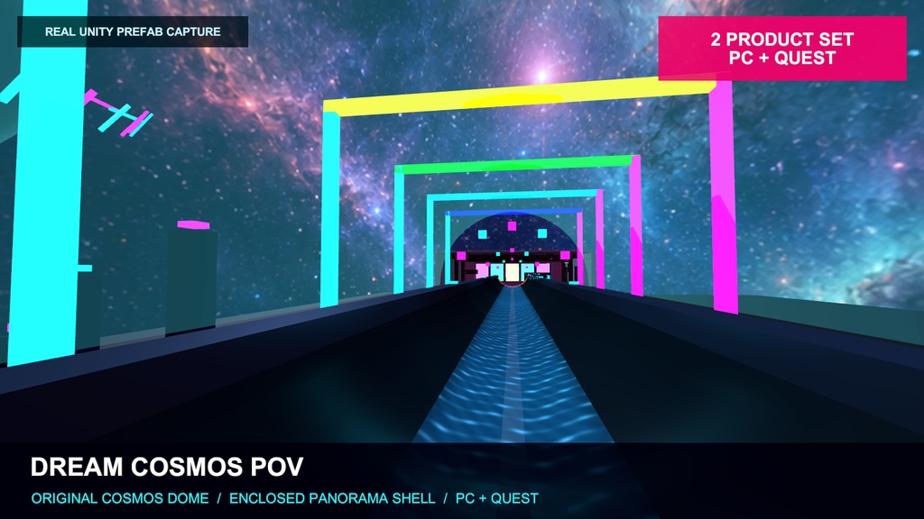 LIMINAL POOL+電脳宇宙ウォータースライダー SET【VRChat / PC・Quest】