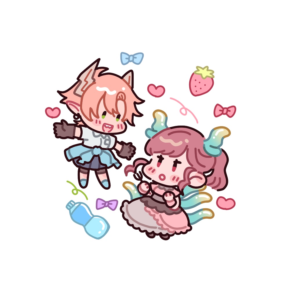 【コミティア152】スパッツちゃんと触手ちゃん【創作百合/グッズ/漫画】