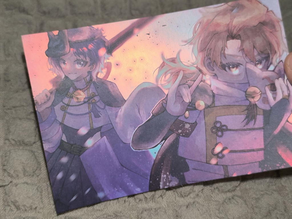 キラキラポストカードセット