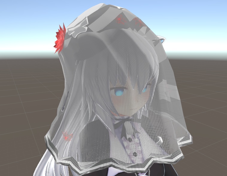 【VRchat向け】ロングトークハット